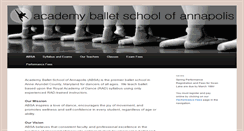 Desktop Screenshot of academyballetschool.com